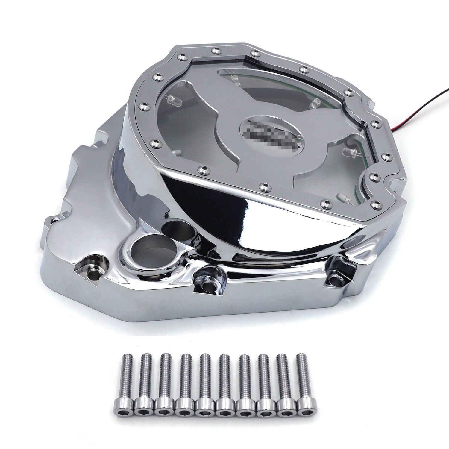 LED Engine Clutch Side Case Cover for Suzuki GSXR600 GSXR750 GSXR1000 2001-2005