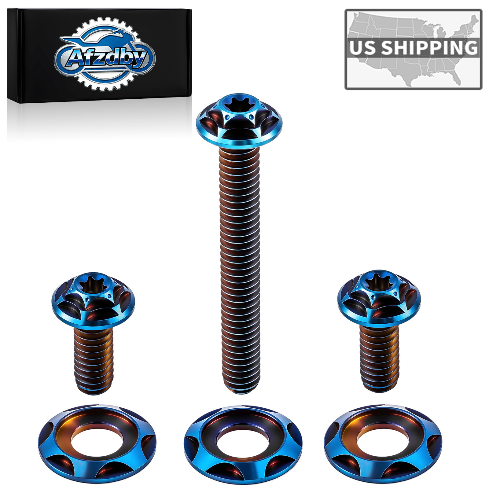 Titanium Fairing Windshield Bolt Screw For Harley Street Electra Glide 2014-2023