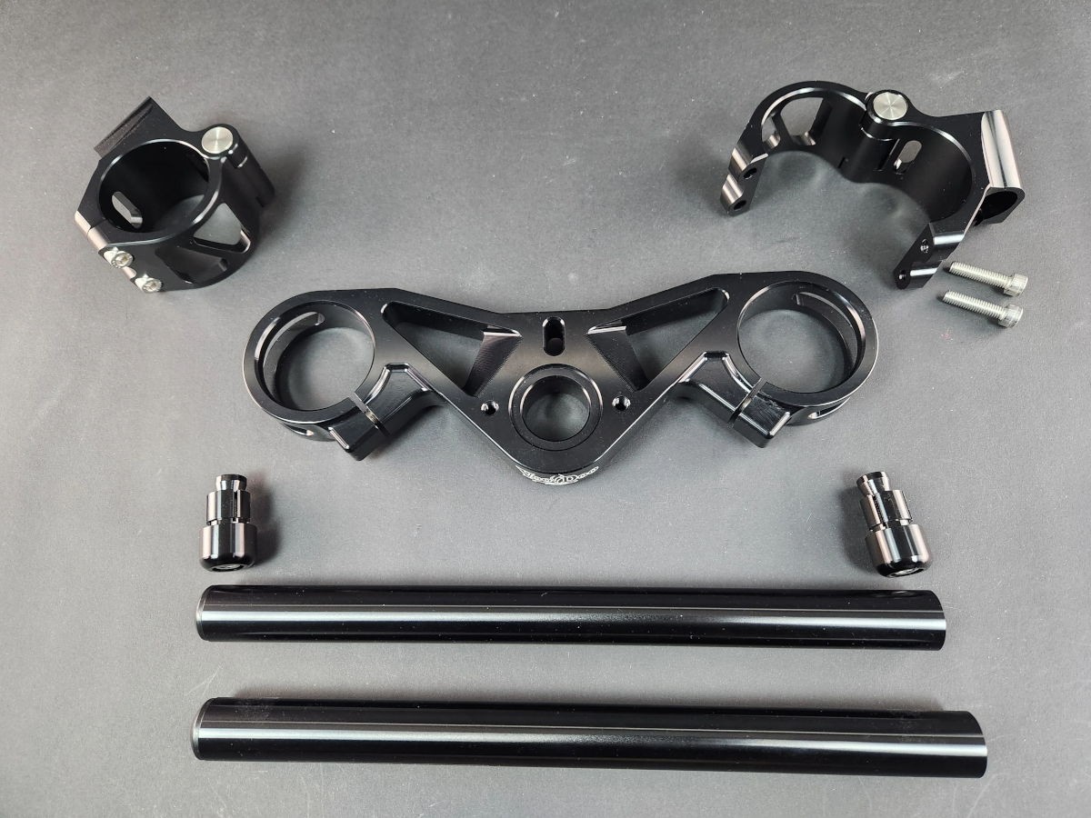 Voodoo Lowering Top Triple Clamp Clip-Ons VTTKITGSXR1L7 for GSXR1000 All 17-25