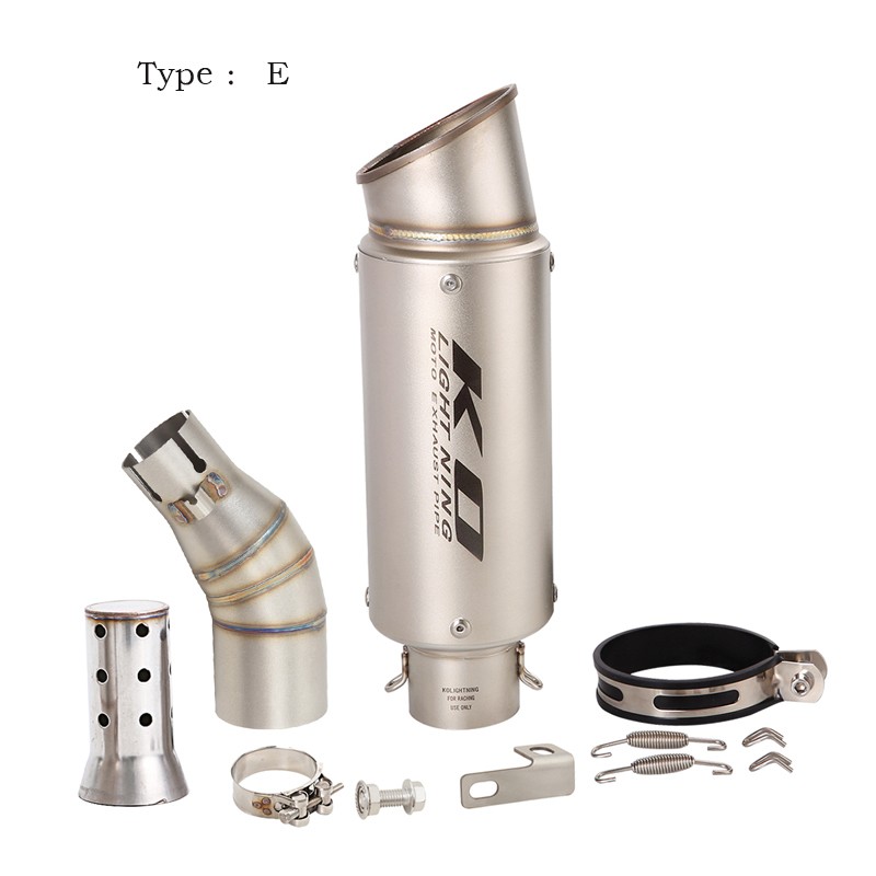 Slip For CF-Moto Papio 125 XO-1 XO-2 2023-2026 Exhaust Mid Pipe Muffler Silencer
