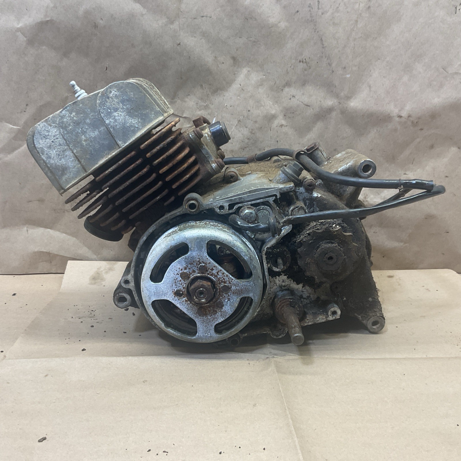 Yamaha GT 80 1977 Engine 140 PSI Kicks Over Good Otherwise Condition Unknown