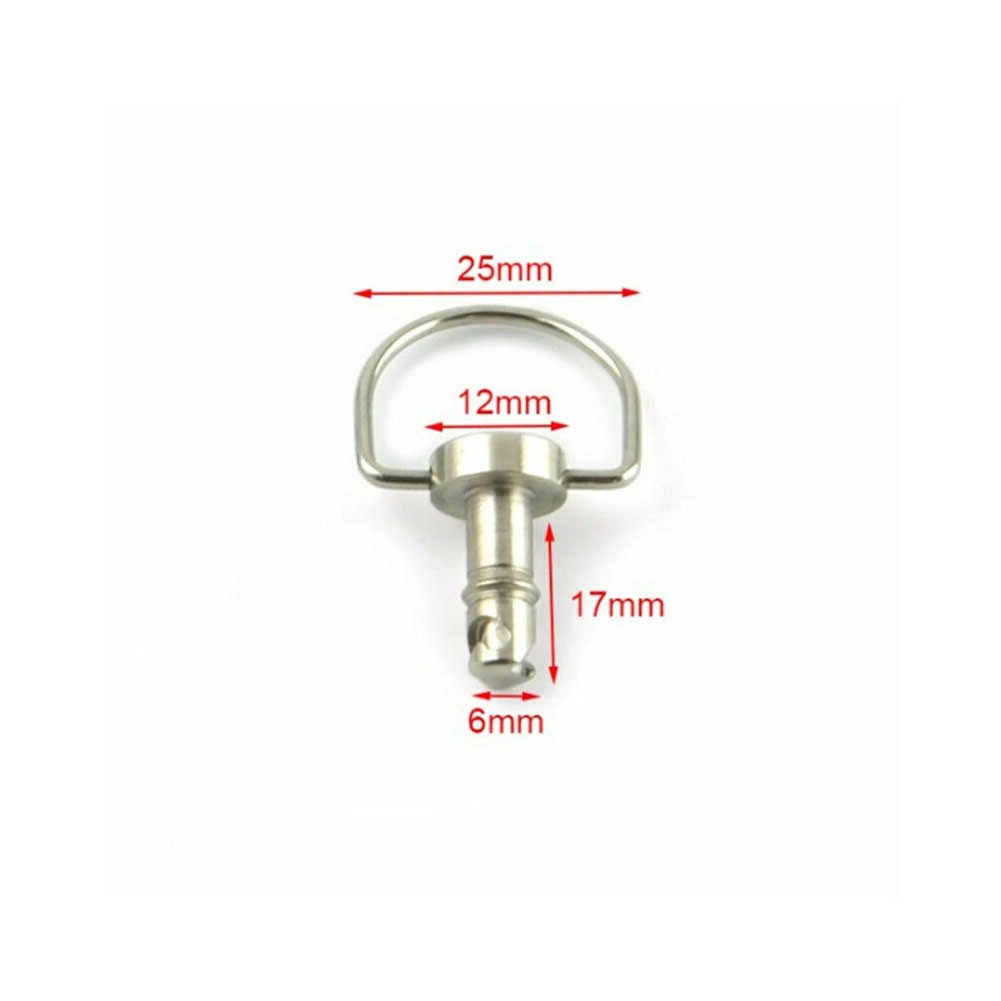 Motorcycle Racing Fasteners Quick Release D-Ring 1/4 Turn Race Fairing Rivet