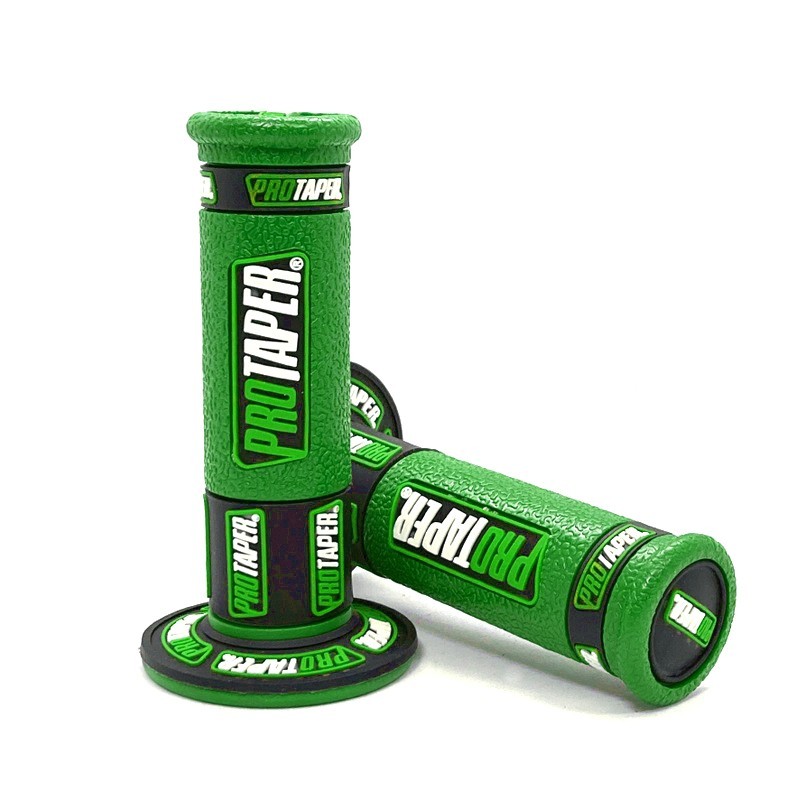 Prtaper Hand Grips 7/8″ Green Handle Bar Pr Taper Handgrip for ATV Dirt Bike