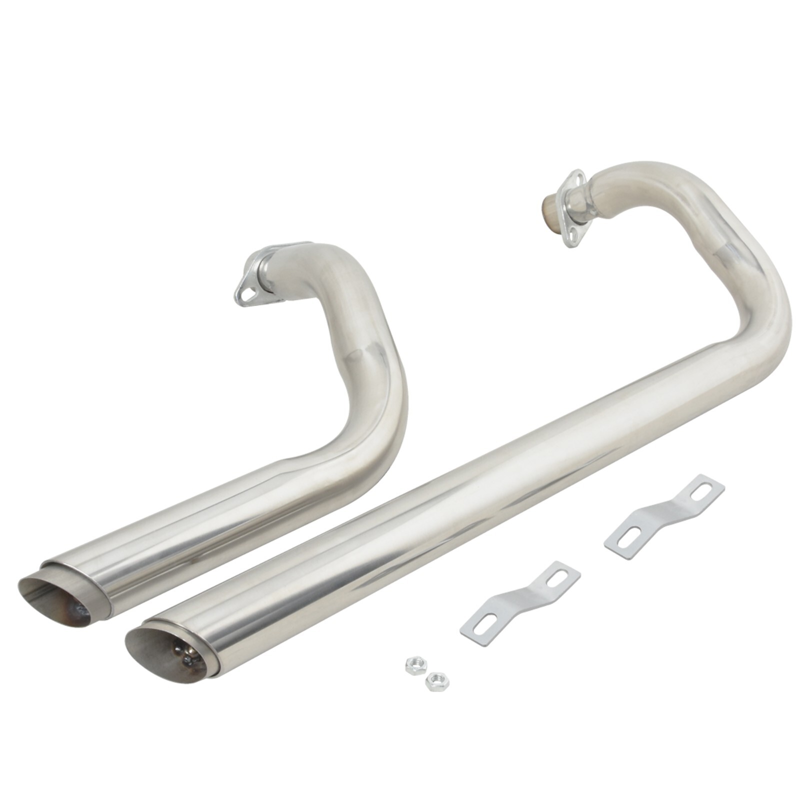 For Honda Shadow ACE 750 VT750 1997-2003 Whole Set Chrome Exhaust Muffler Escape