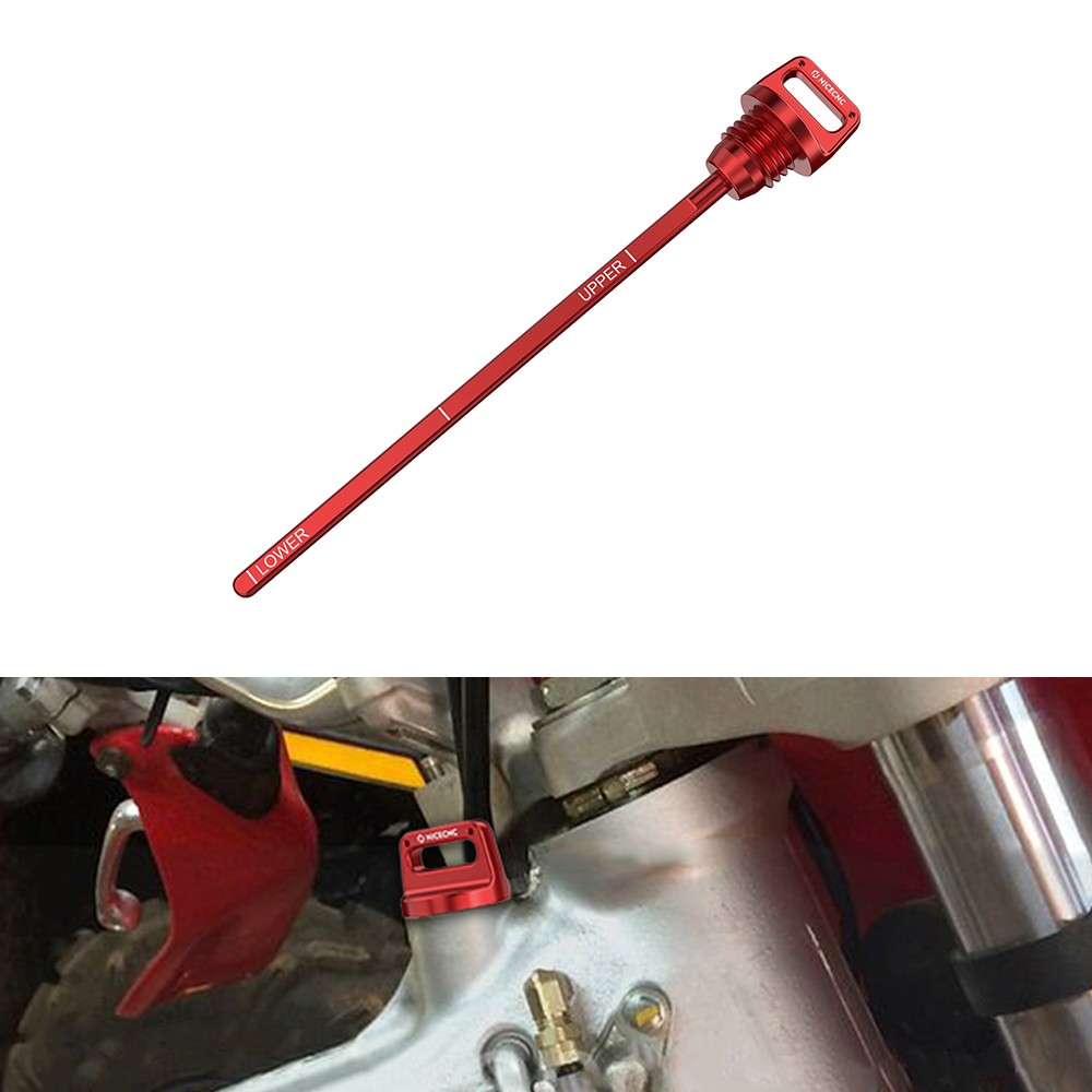 NICECNC Billet Engine Oil Dipstick Plug Level Gauge For Honda XR650R 2000-2007