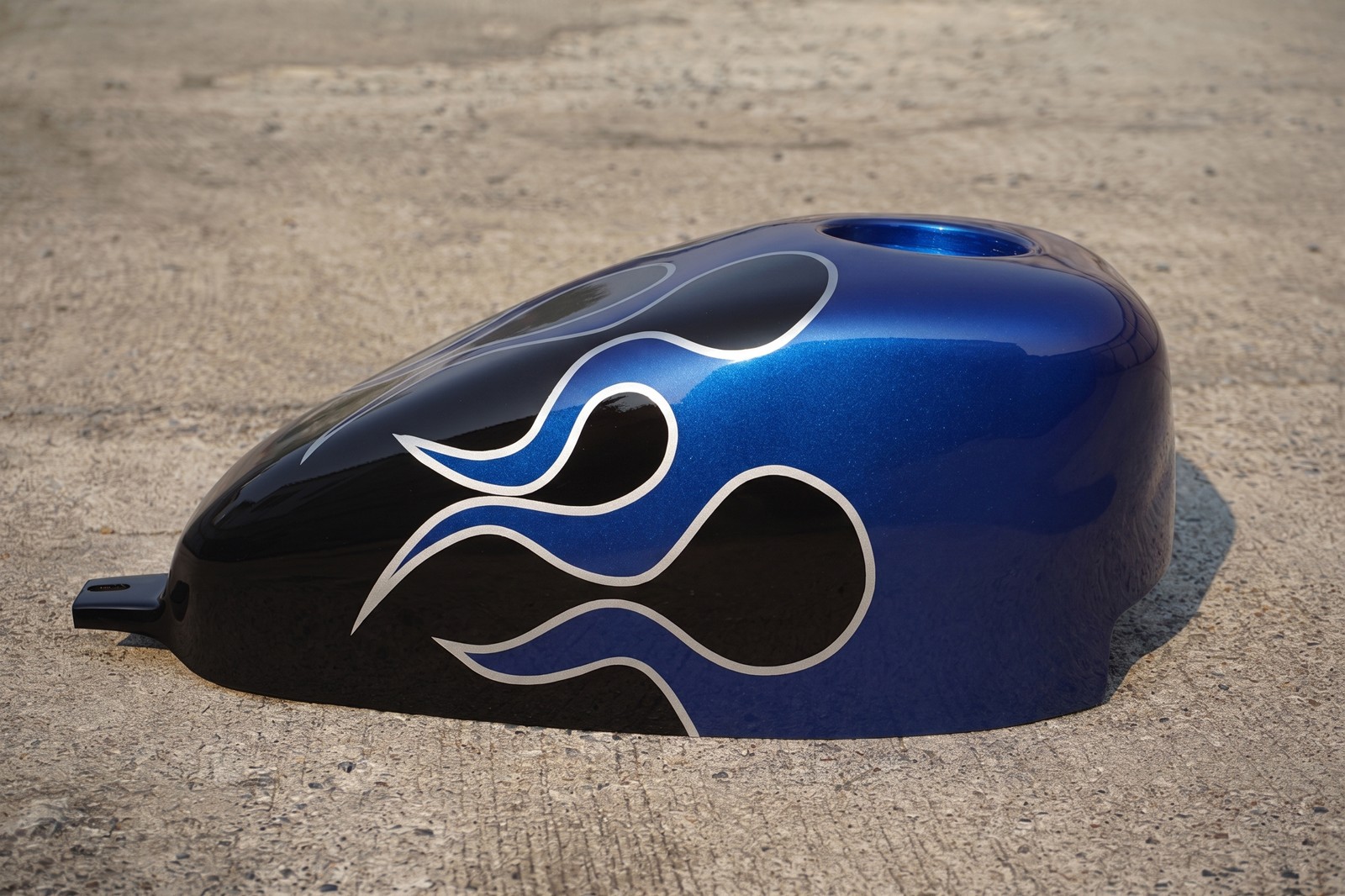Fuel Tank Cover ABS flame pattern Blue For HONDA REBEL CMX 300&500 17-2026