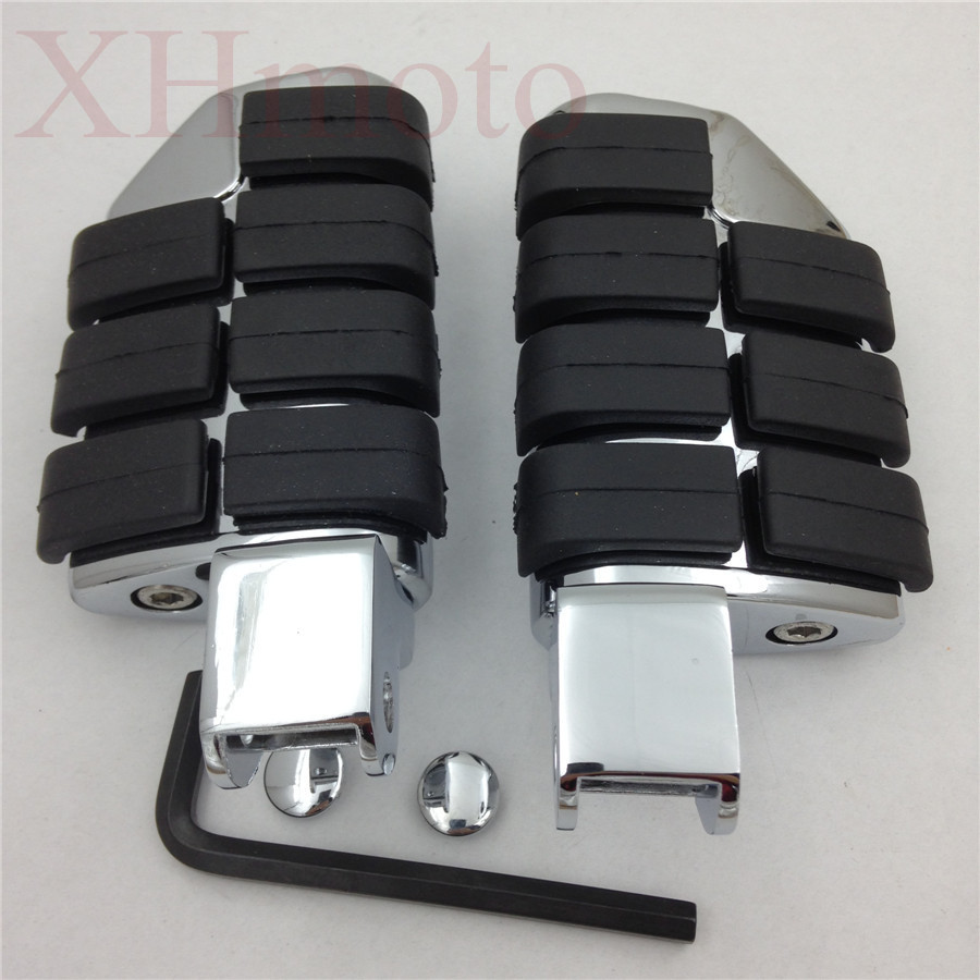 Rubber Front Foot Pegs for HONDA GoldWing GL1500 ACE 1100 Tourer Valkyrie