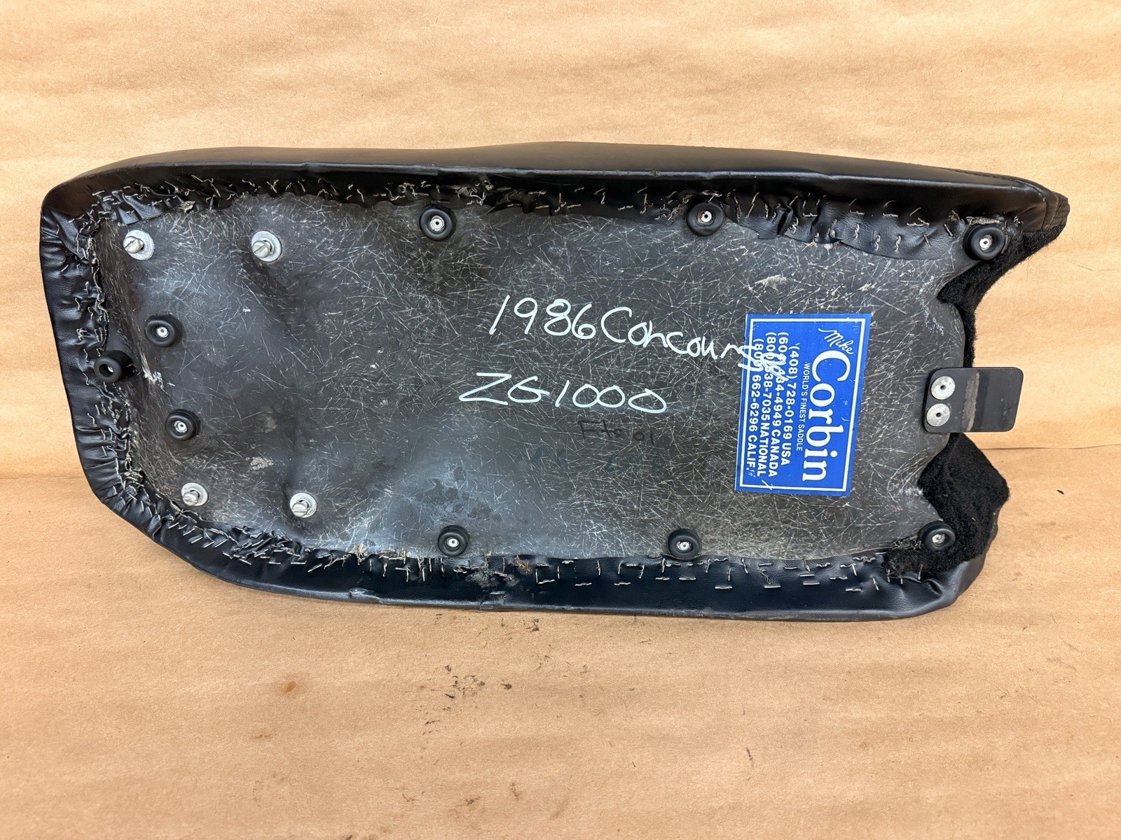 Corbin Dual Seat 1986 Kawasaki Concours ZG1000 ZG 1000 Saddle