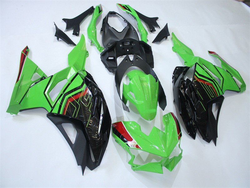 SC Green KRT Edition Fairing Fit for 2024 2025 Kawasaki NINJA 500 a004