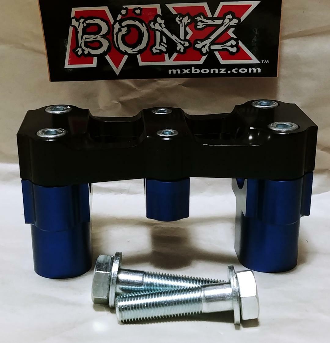 MX BONZ X-6 BAR MOUNT YZ450F 2006-2013 WR450F HANDLEBAR CLAMP 28mm 1-1/8″ FATBAR