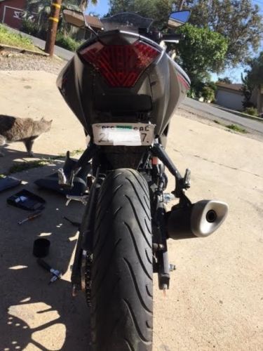 Fender Eliminator Tail Front Facing Black KAWASAKI ZX6R ZX-6R 2019 – 2025