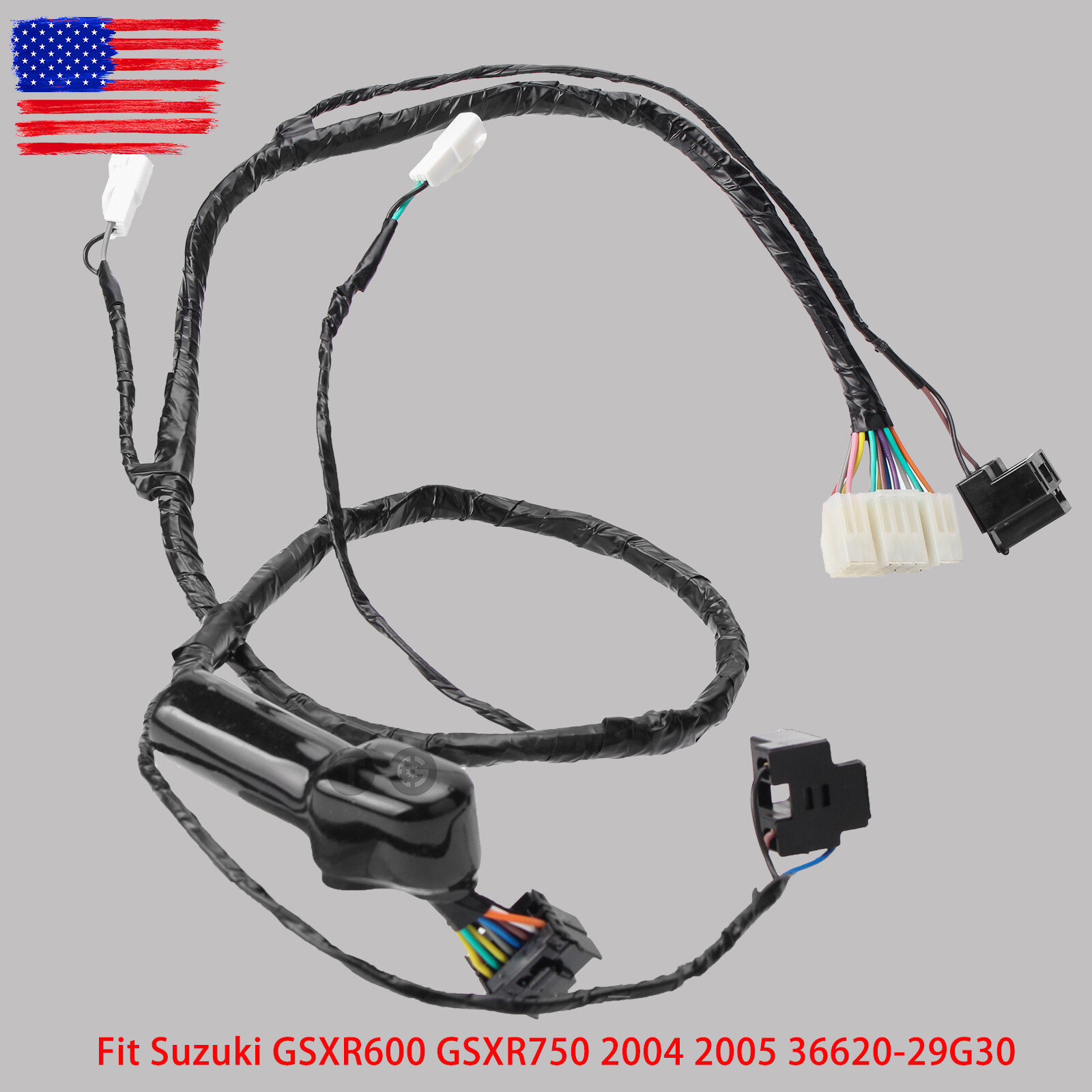 for 04 05 GSXR 600 / 750 HEADLIGHT SPEEDO GAUGES WIRING HARNESS WIRE LOOM