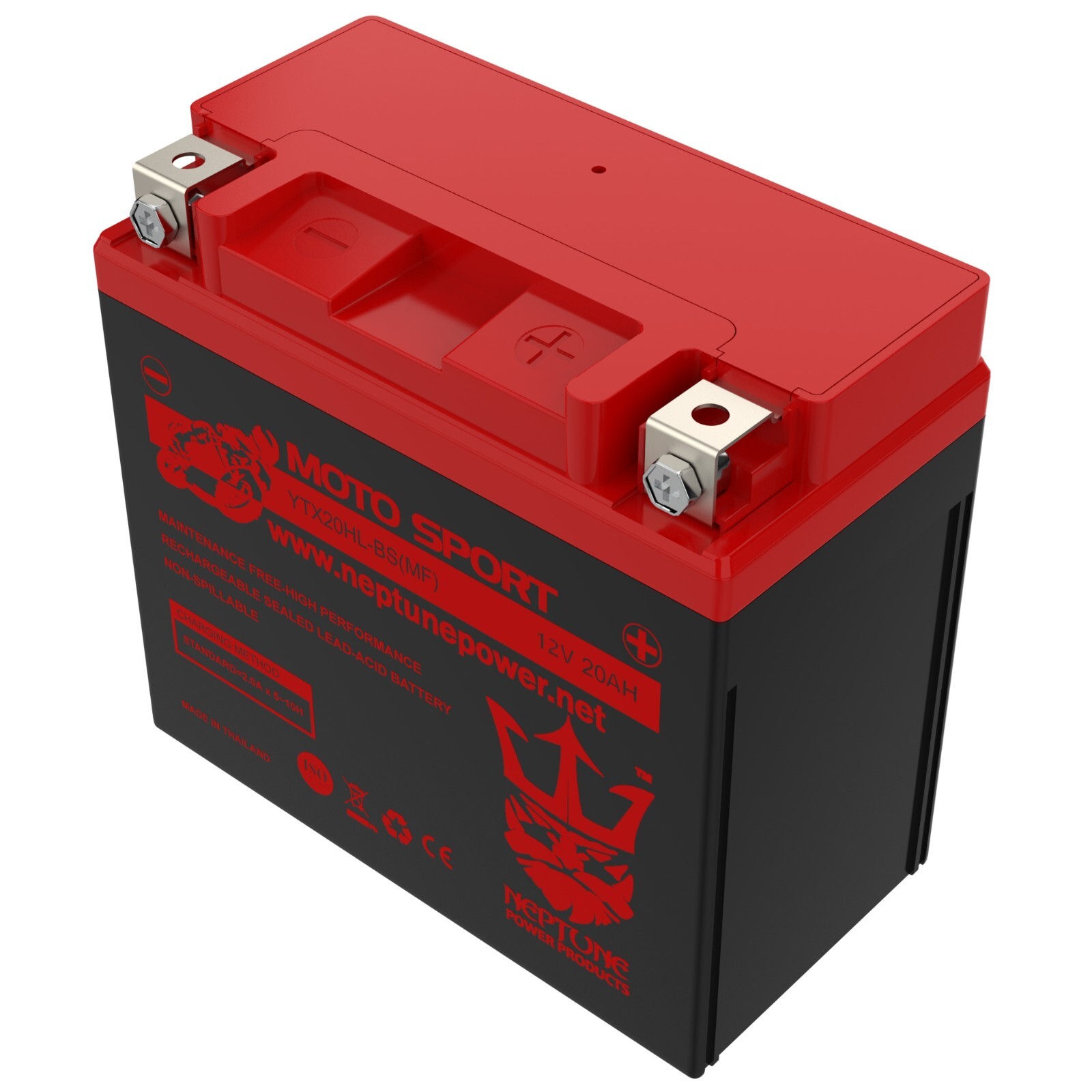 Neptune Power Products Replacement For Moto Classic YTX20HL / YTX20L 12V 20Ah