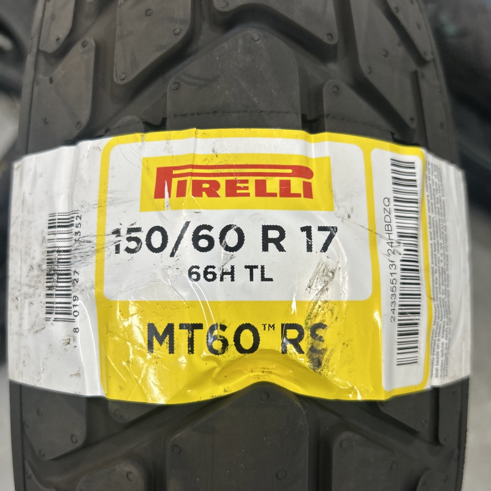 Pirelli MT60 RS Dual Sport Rear Tire – 150/60R17 Motorcycle Street Bike H 747149