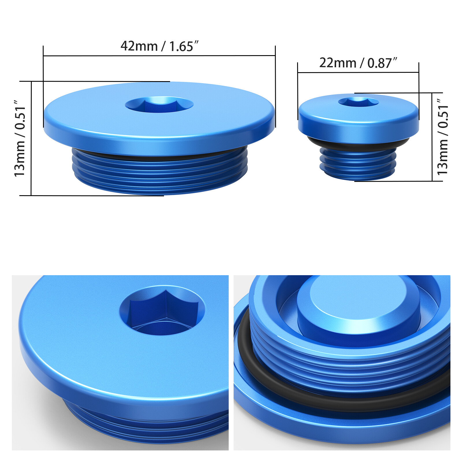NiceCNC Engine Timing Plugs For Yamaha YZ250F 2001-2013 WR250F WR426F 2001-2002
