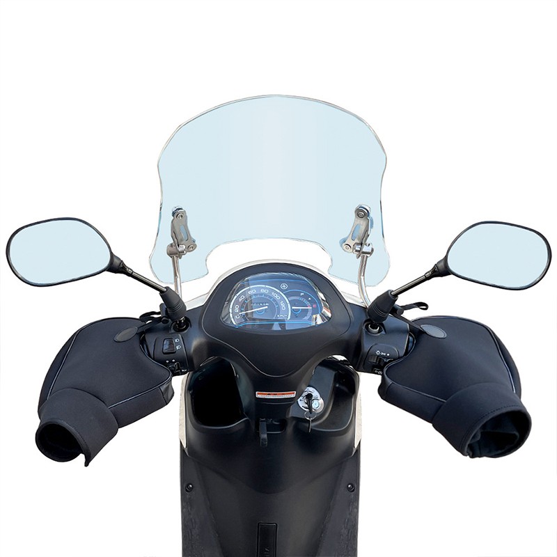 Motorcycle Thick Warm Handlebar Winter Muff Waterproof Scooter Grip Handle Bar.