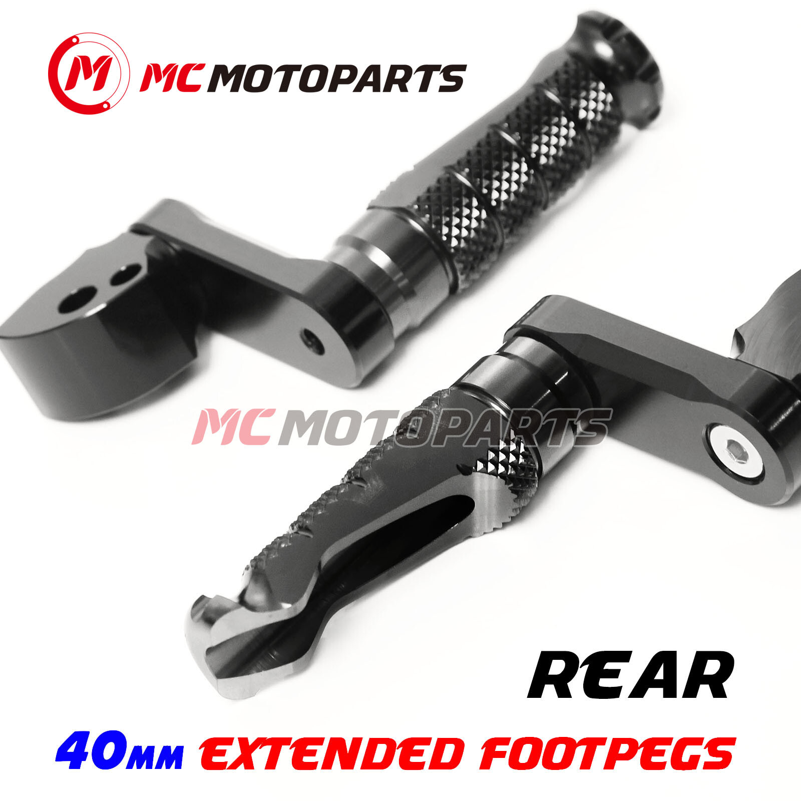 For Honda CB 900F 919 Hornet 2002-2007 Lowering 1.5in. Rear Passenger Foot Pegs
