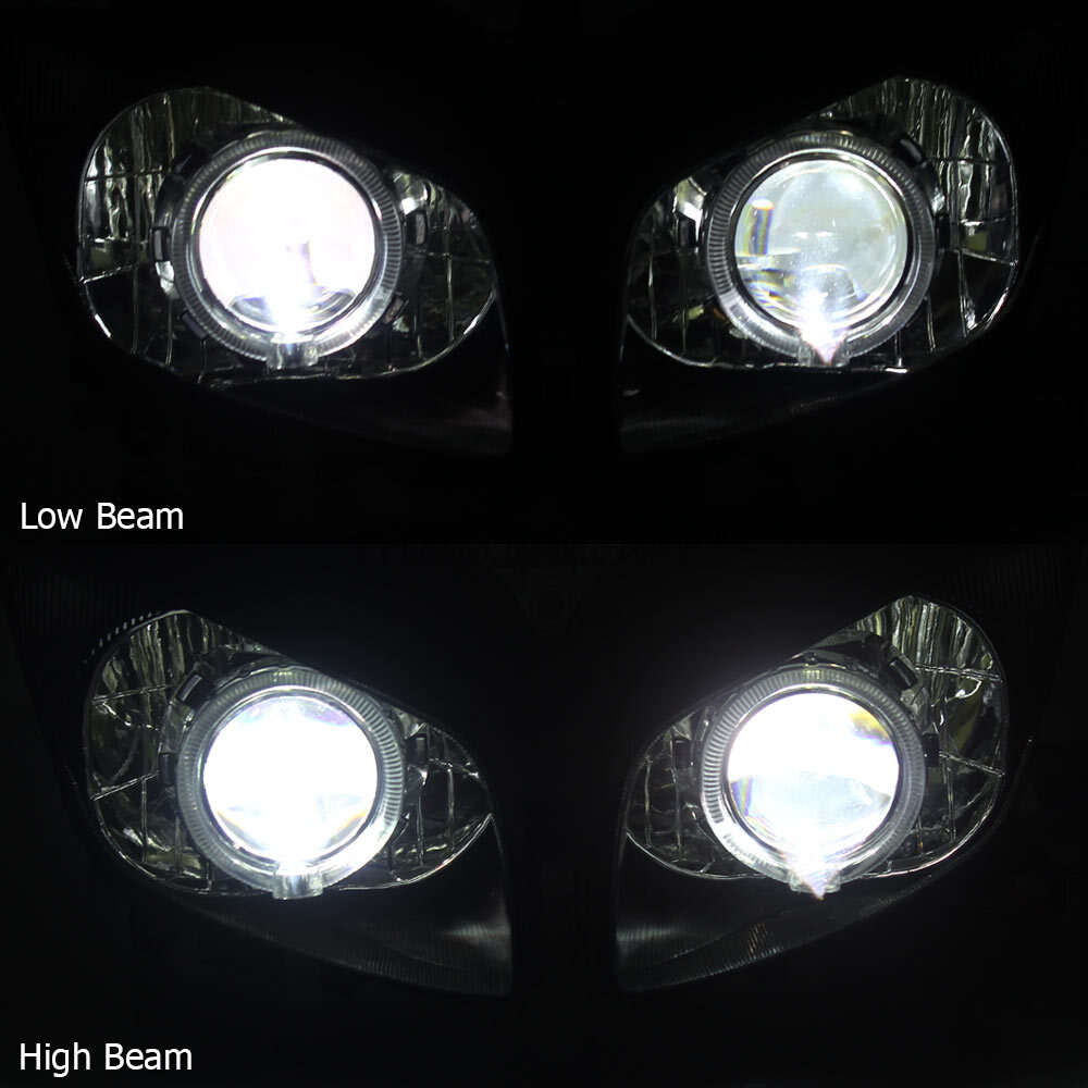 HID Projector Headlight Blue Angel Eye Fit For Yamaha FZ1 FZ-1S Fazer 2006-2015