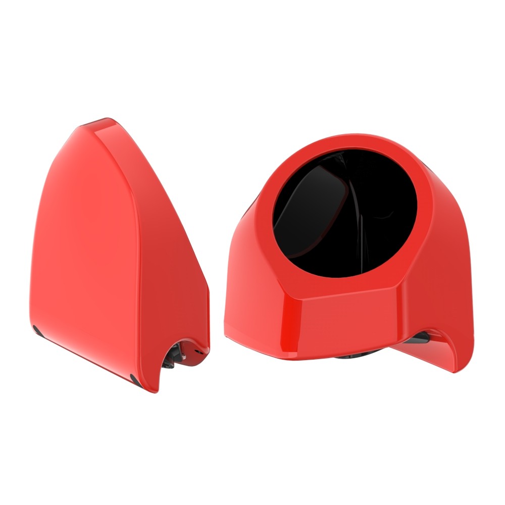 Advanblack 6.5 inches Speaker Pods PERFORMANCE ORANGE Fits Harley King Tour Pack