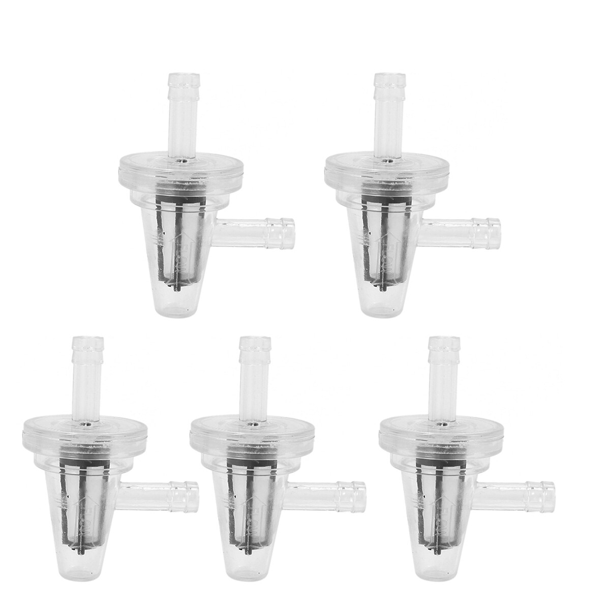 10X 1/4″ Inline Motorcycle Fuel Filter 90 Degree Angle for 6mm 7mm hose lines