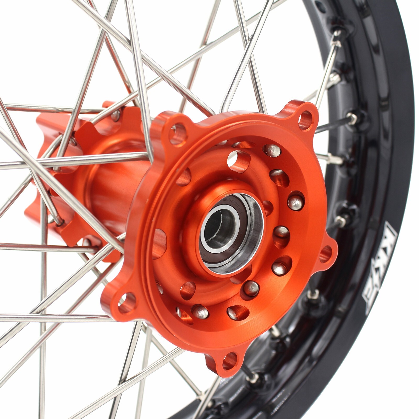 KKE Front 1.4*14 Rear 1.6*12 Mini Kids Wheel Rims Fit KTM SX 65 2002-2024 Orange
