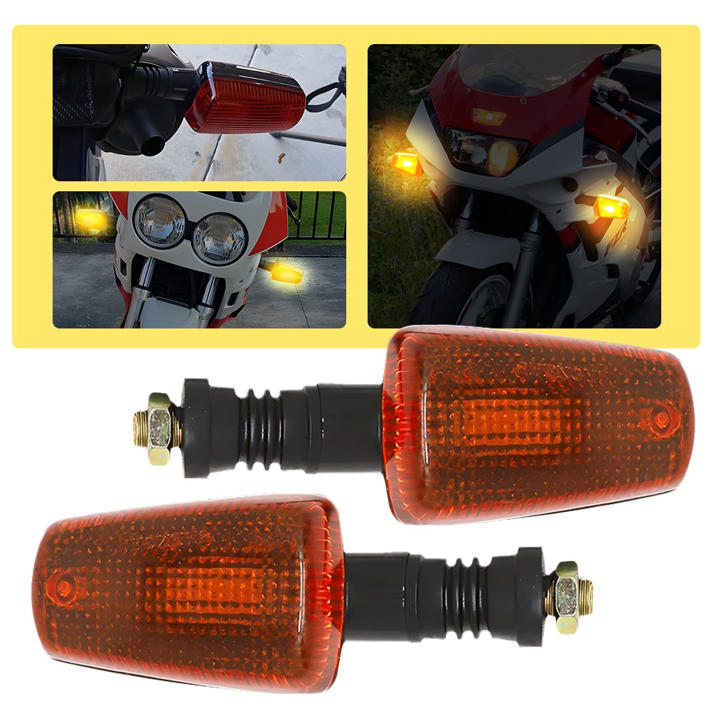For Yamaha TW200 XT225 XT250 Turn Signal Light Lamp Pair Front/Rear Indicator US