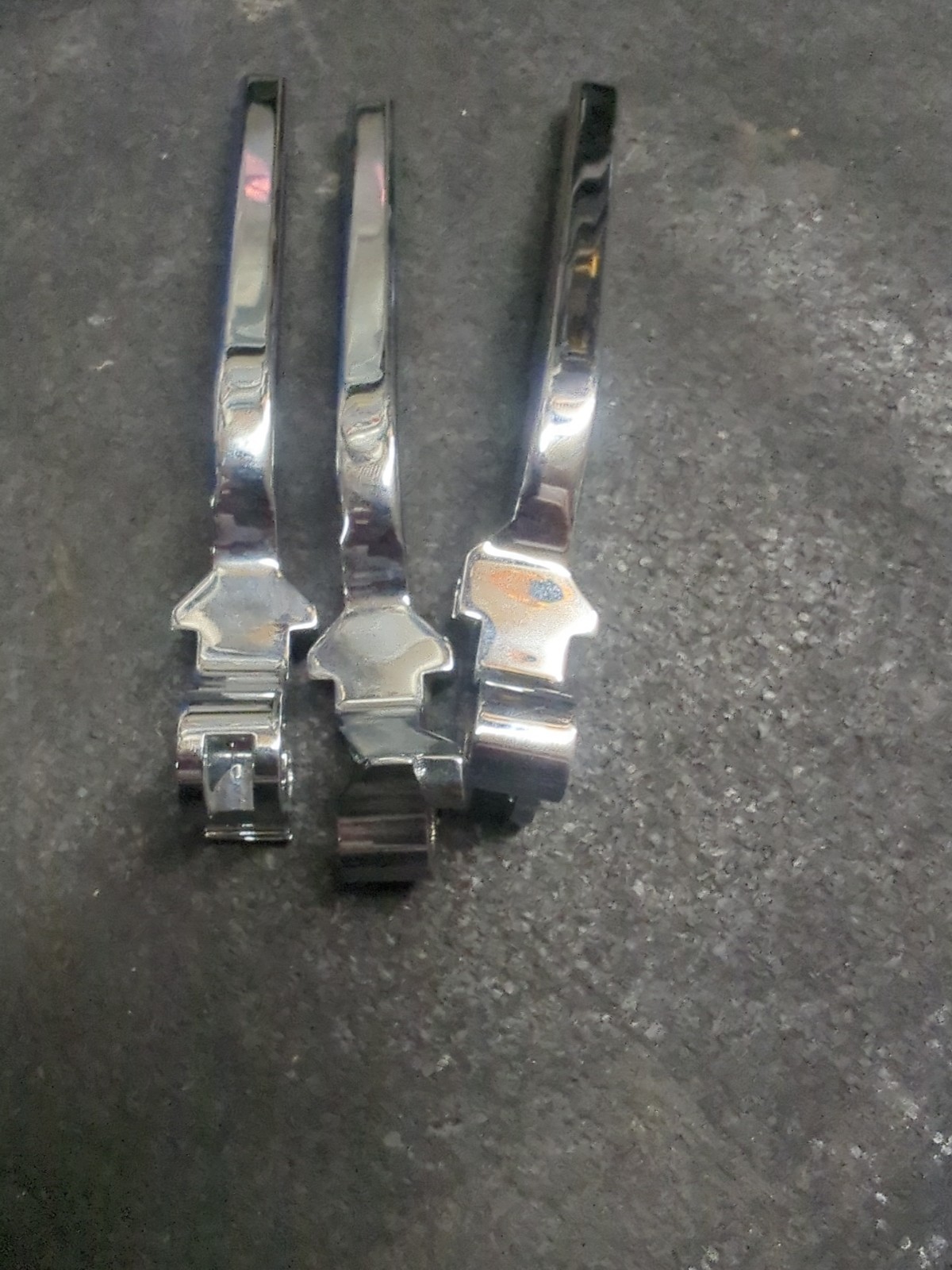 Lot Of Aluminum Chrome Brake Clutch Lever For Harley