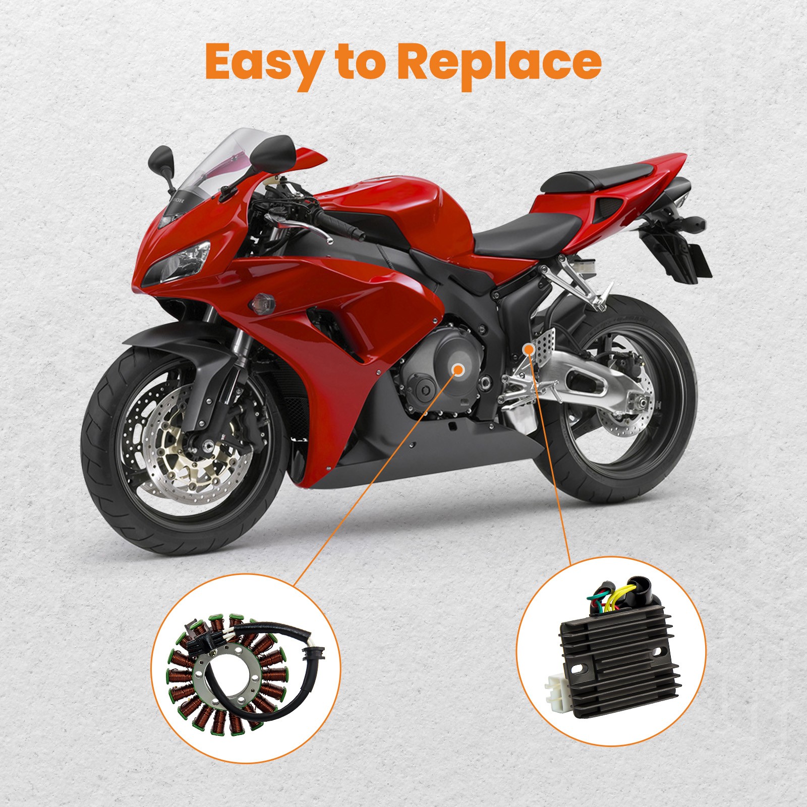 Stator Regulator Rectifier Voltage for Honda CBR1000RR CBR1000 RR 2004-2007