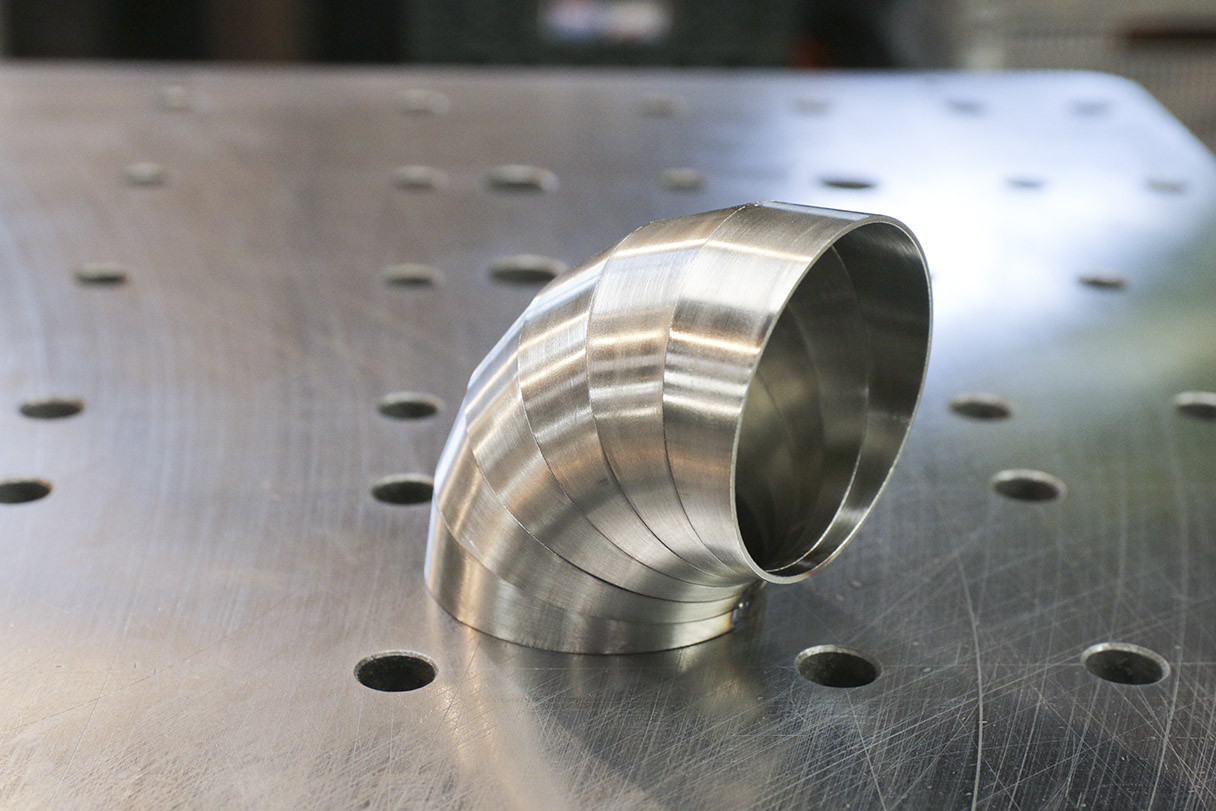 1 3/4″ 1.75″ Tigtonic 15° Pie Cuts 304 Stainless 90° Bend Total (6 Pack)