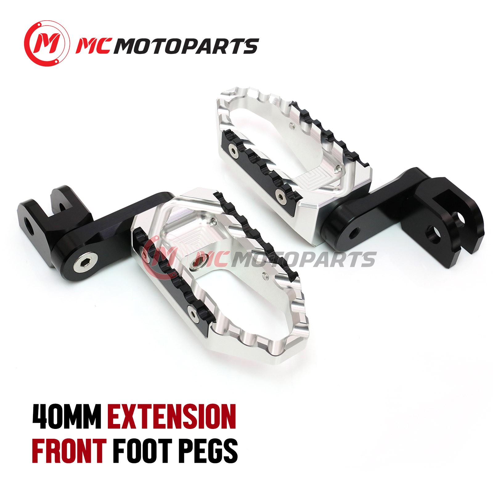 For BMW F800GS 2008-2016 1.5in Rider Front Wide Touring Foot Pegs