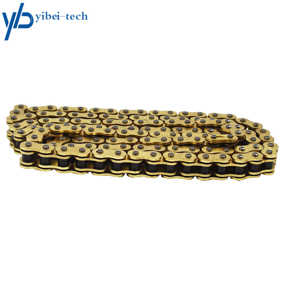 ATV Motorcycle 525 Pitch 120 Links Drive Chain Gold With O-Ring 525-120