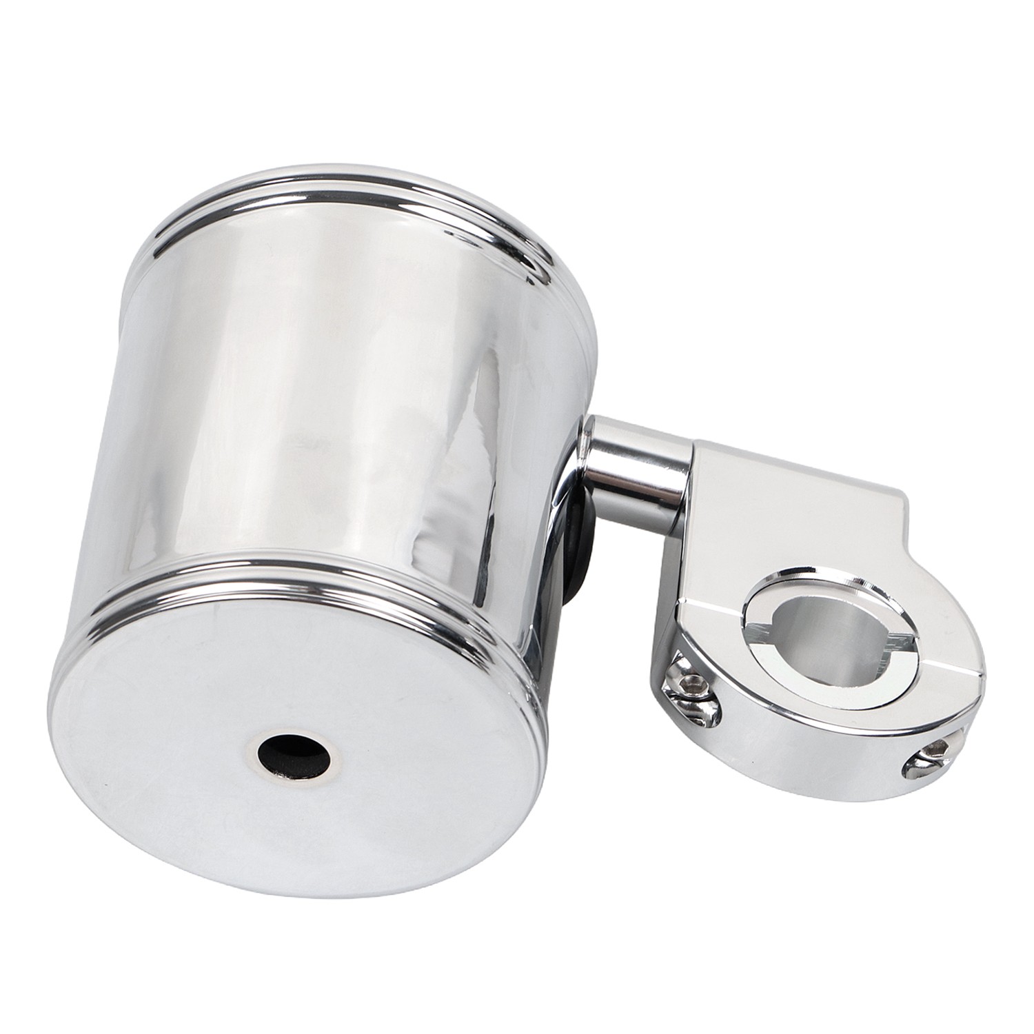 Chrome Drink Cup Holder For Harley 1″ Handlebar Heritage Softail Fat Boy FLSTF