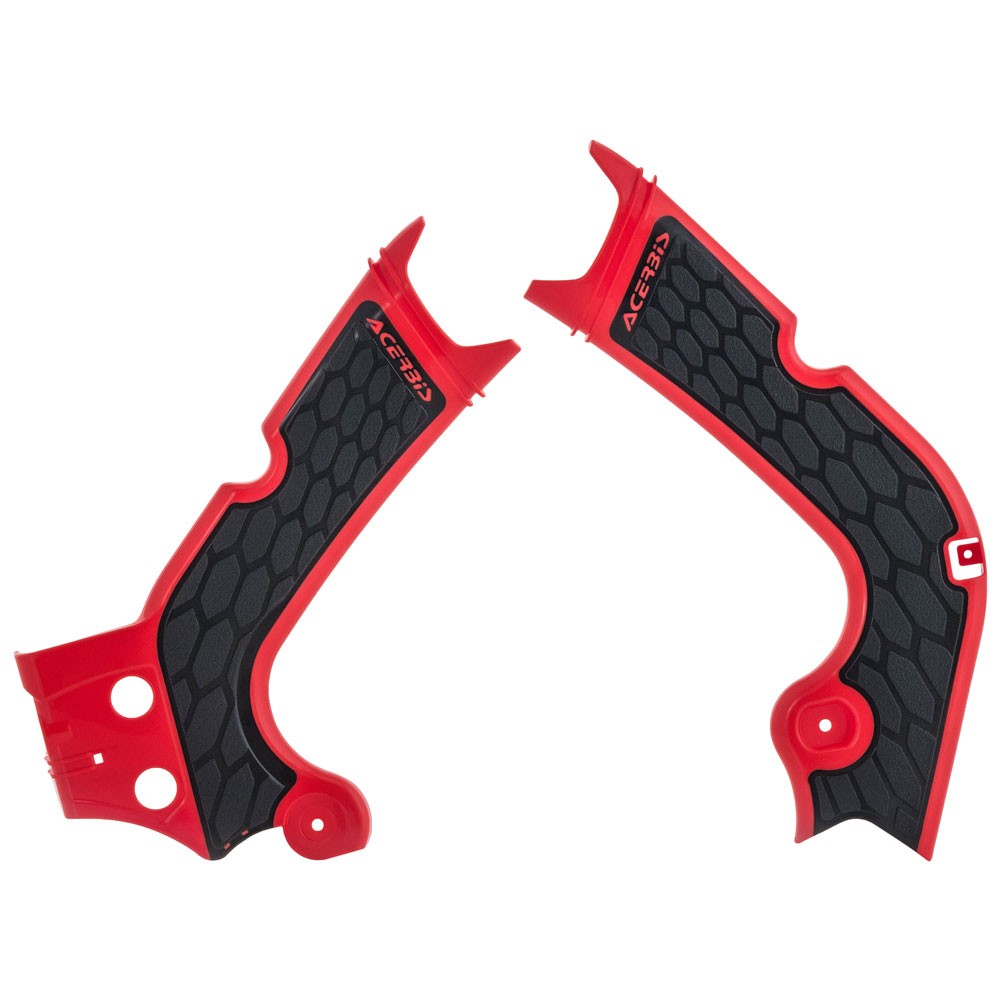 Acerbis X-Grip Frame Guards Red/Black For Honda CRF450RX 2017-2018