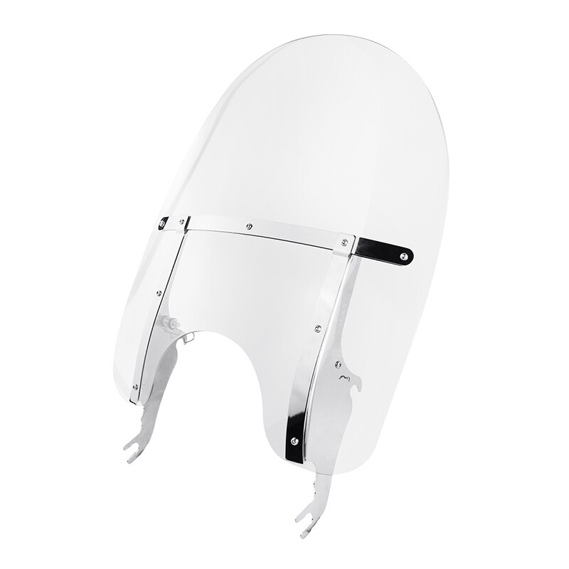 Clear Windshield /Mount Bracket Fit For Harley Heritage Softail Fatboy 2000-2017