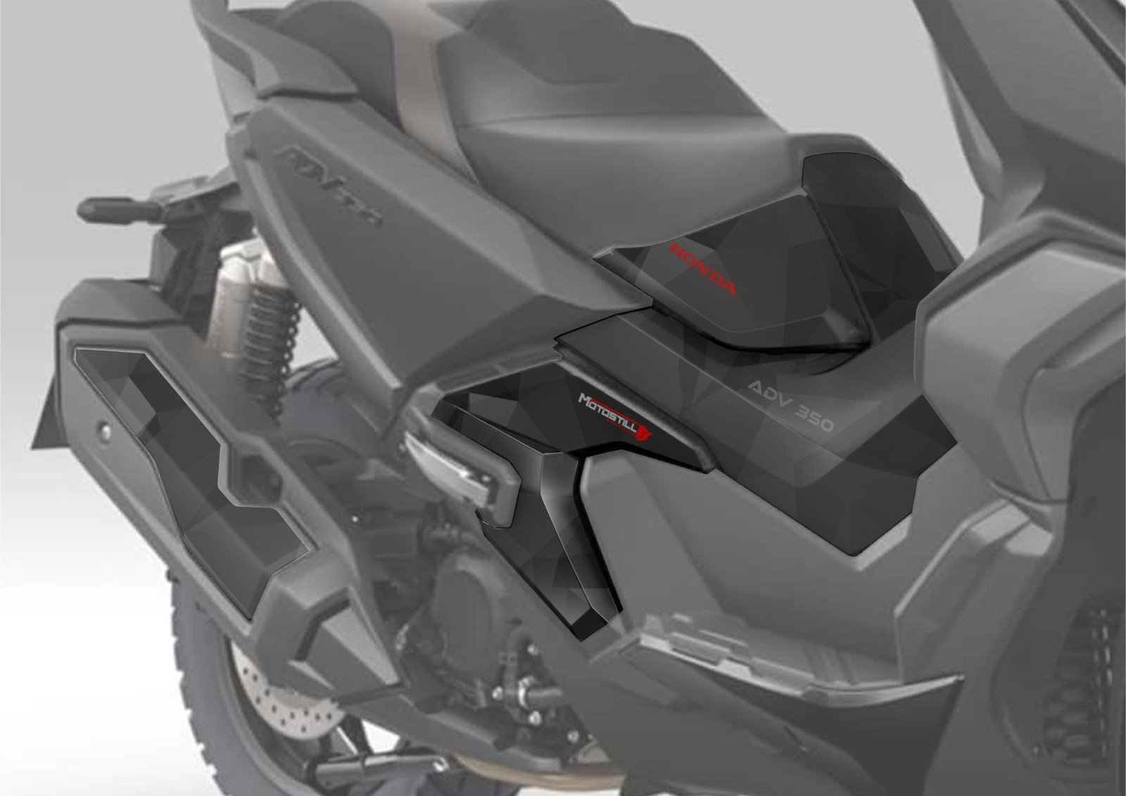 Honda Adv 350 Protect Graphic Sticker Decal Wrap Kit Fits / 2023-2025
