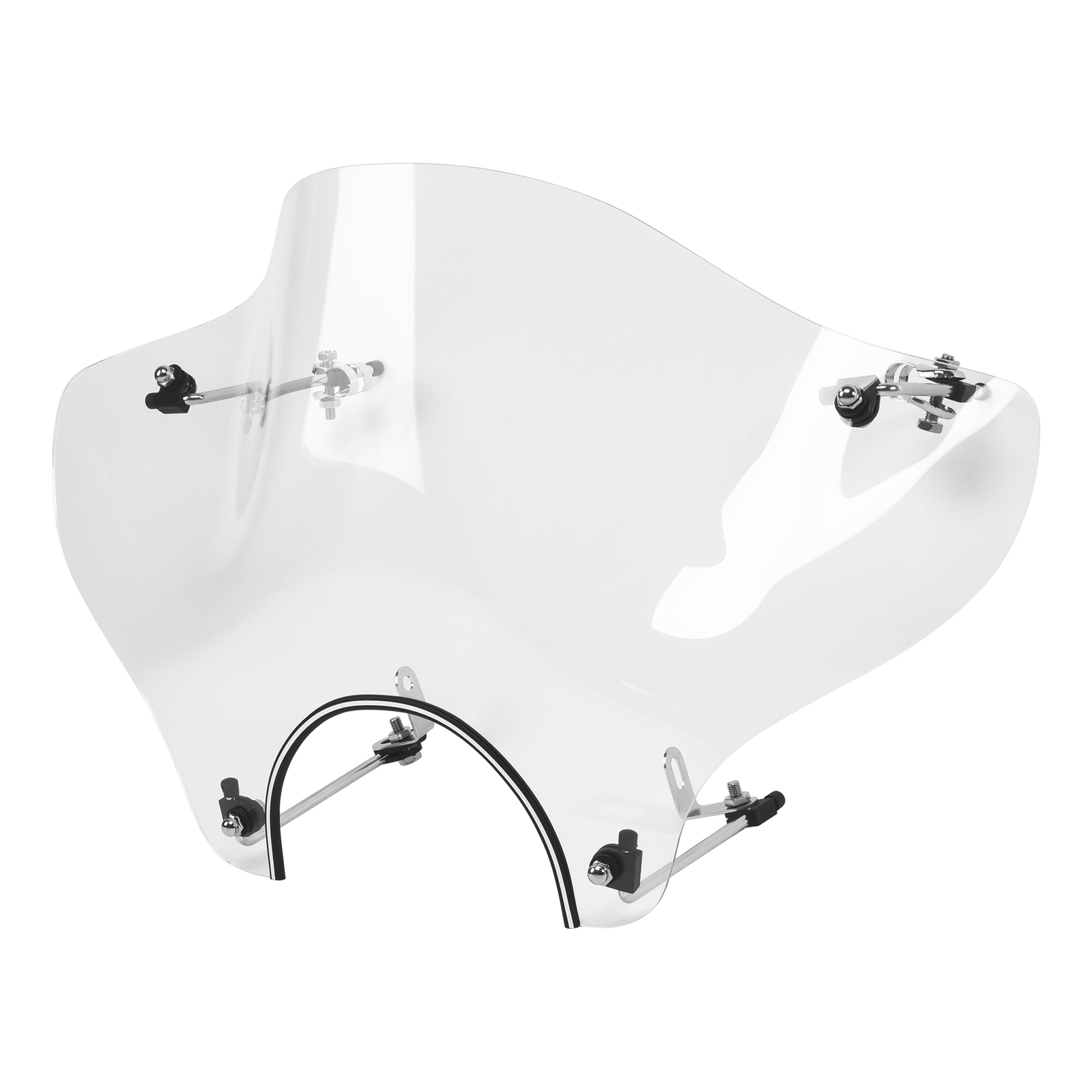 Motorcycle Windshield Windscreen Mounting Kit Universal Fit For Honda Cruiser