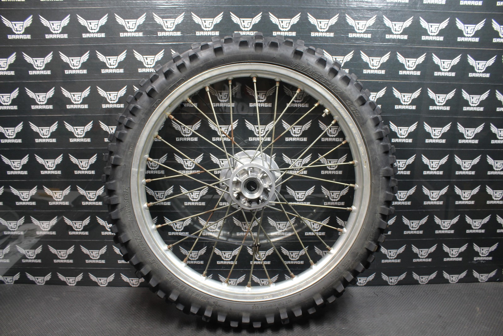 1995 KAWASAKI KX80 17″x 1.40″ 88-97 OEM FRONT WHEEL RIM TIRE 41090-1058