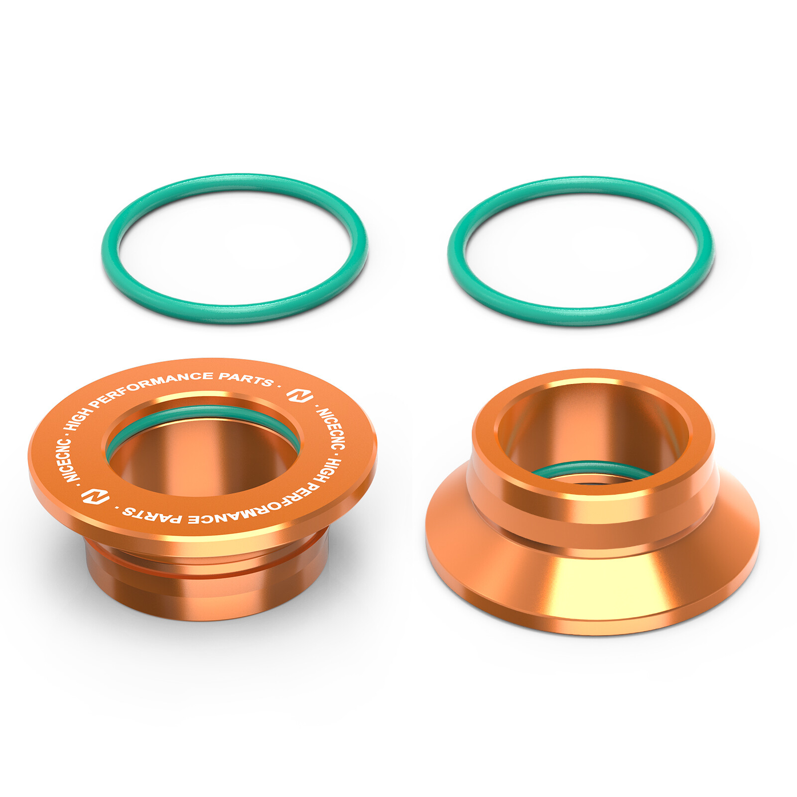 NICECNC Rear Wheel Spacers Upgrade Kit For KTM 125-450 SX/SXF/XC/XCF 2013-2022