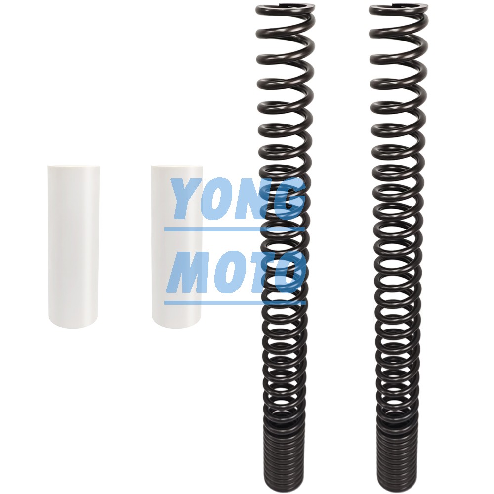 49mm Progressive Heavy Duty Front Fork Spring Kit for Harley Street Bob 2006-17