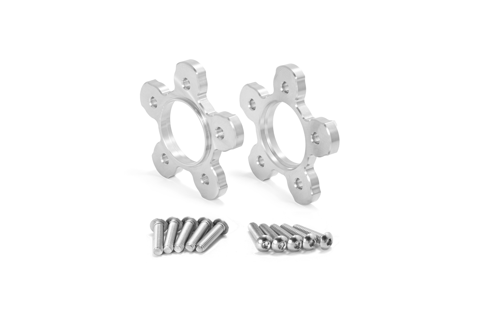 .394 / 10mm THICK ROTOR PULLEY SPACERS for Harley Touring Bagger FLHT 1984-2008