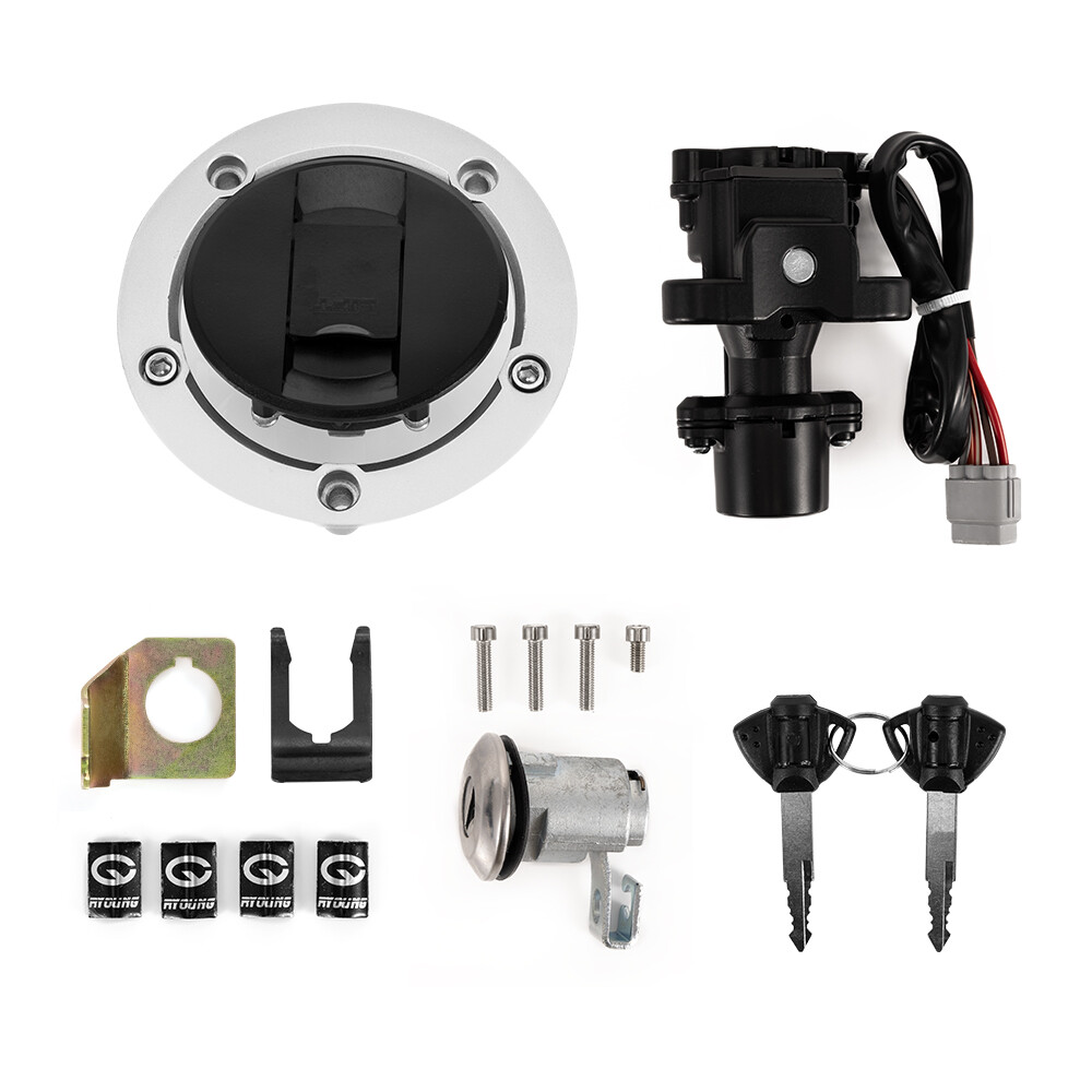 Ignition Switch Fuel Gas Tank Cap Lock Key For Suzuki GSXR600 750 1000 2005-18