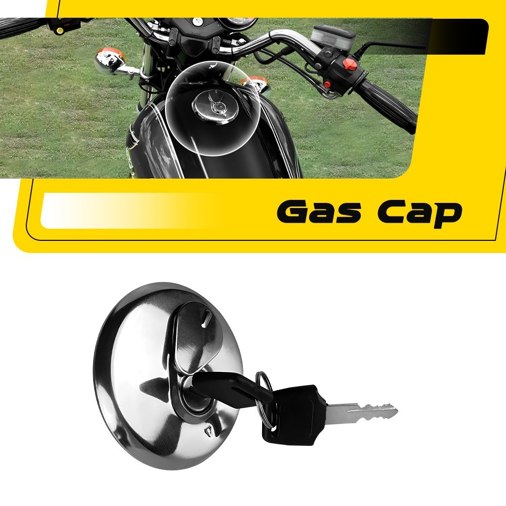 Fuel Tank Gas Cap w/ 2 Keys For Honda CMX250C CMX450C Rebel 250 450 1985-2016 US