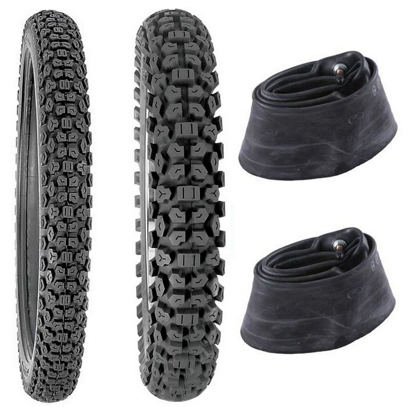 Kenda 3.00-21 & 5.10-17 K270 Tires & Tubes Set Kawasaki KLR650 & Honda XL600R