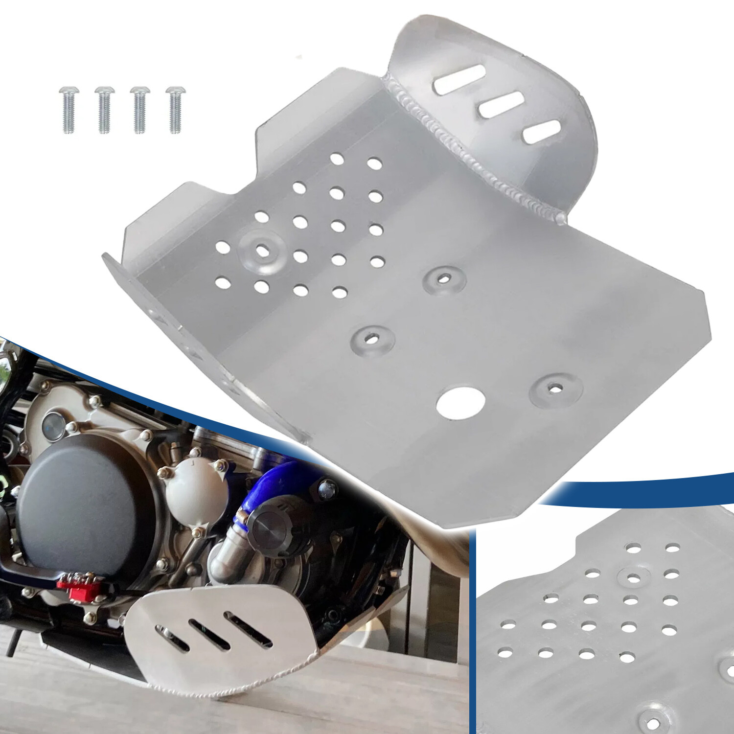 Skid Plate Engine Guard Protector For Suzuki DRZ400 Kawasaki KLX400 2000-2021