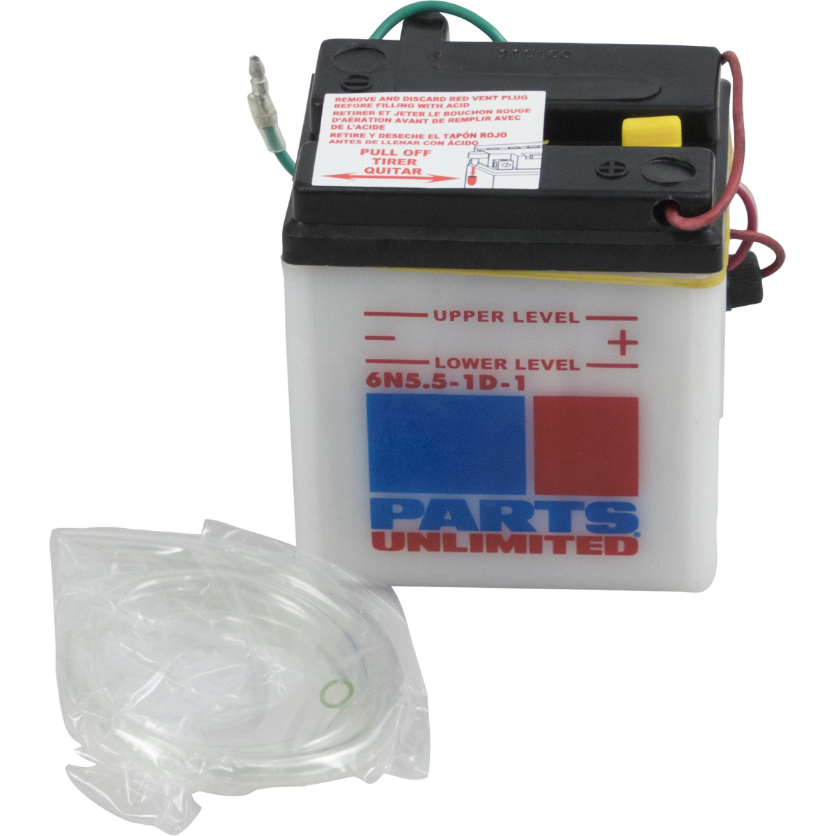 Parts Unlimited – 6N551D1 – 6V Conventional Battery Honda CL70K Scrambler