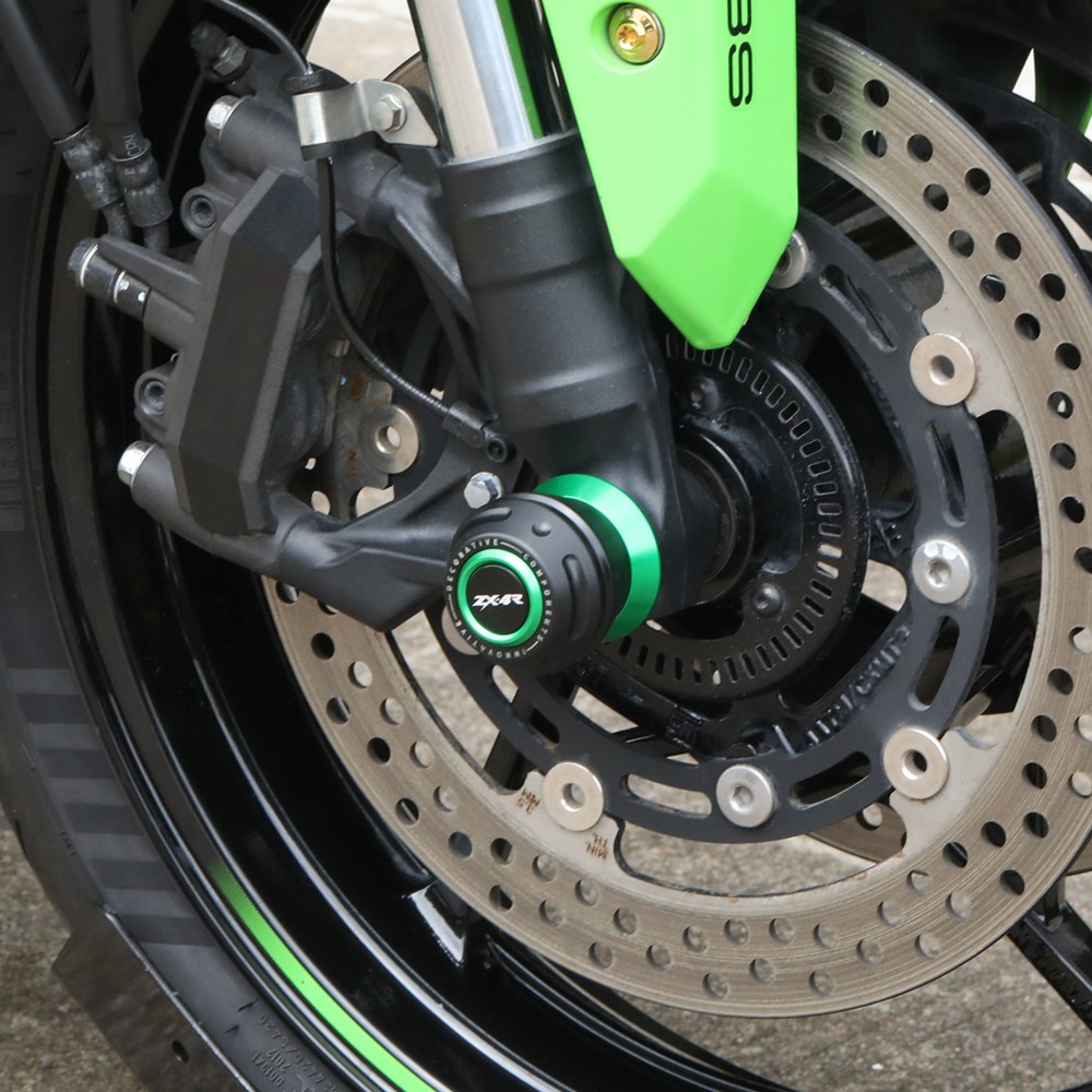 ZX-4R CNC Wheel Axle Fork Crash Protector For KAWASAKI Ninja ZX4R 2023 2024 2025