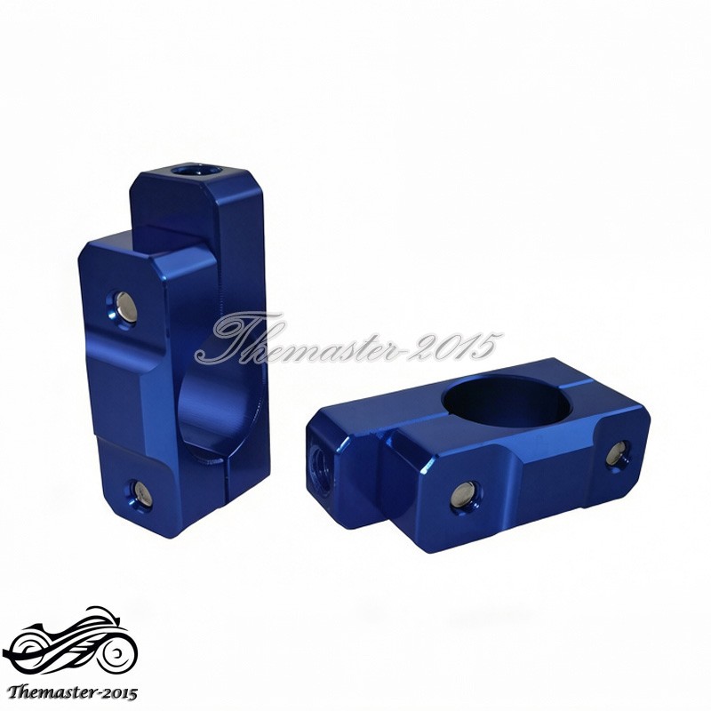 8mm Billet Mirror Bracket Mount Holder M8 X 1.25mm For 7/8″ Handlebar Motorcycle