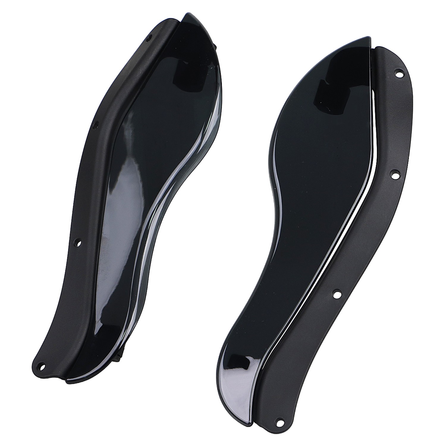 Smoke Fairing Side Wings Wind Air Deflectors For Harley Electra Glide FLHTC FLHT