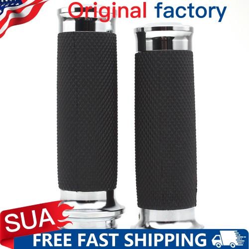 1 Inch/25mm Motorcycle Handlebar Grips Cable Throttle Hand Grips for Harley FXDF