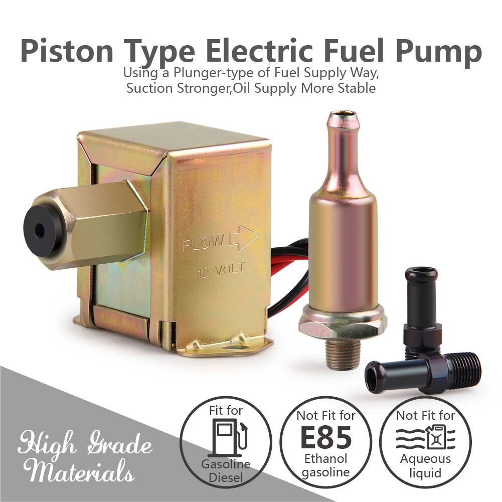 Hot 12V Universal Low Pressure Gas Oil Electric Petrol Diesel Fuel Pump 4-7psi
